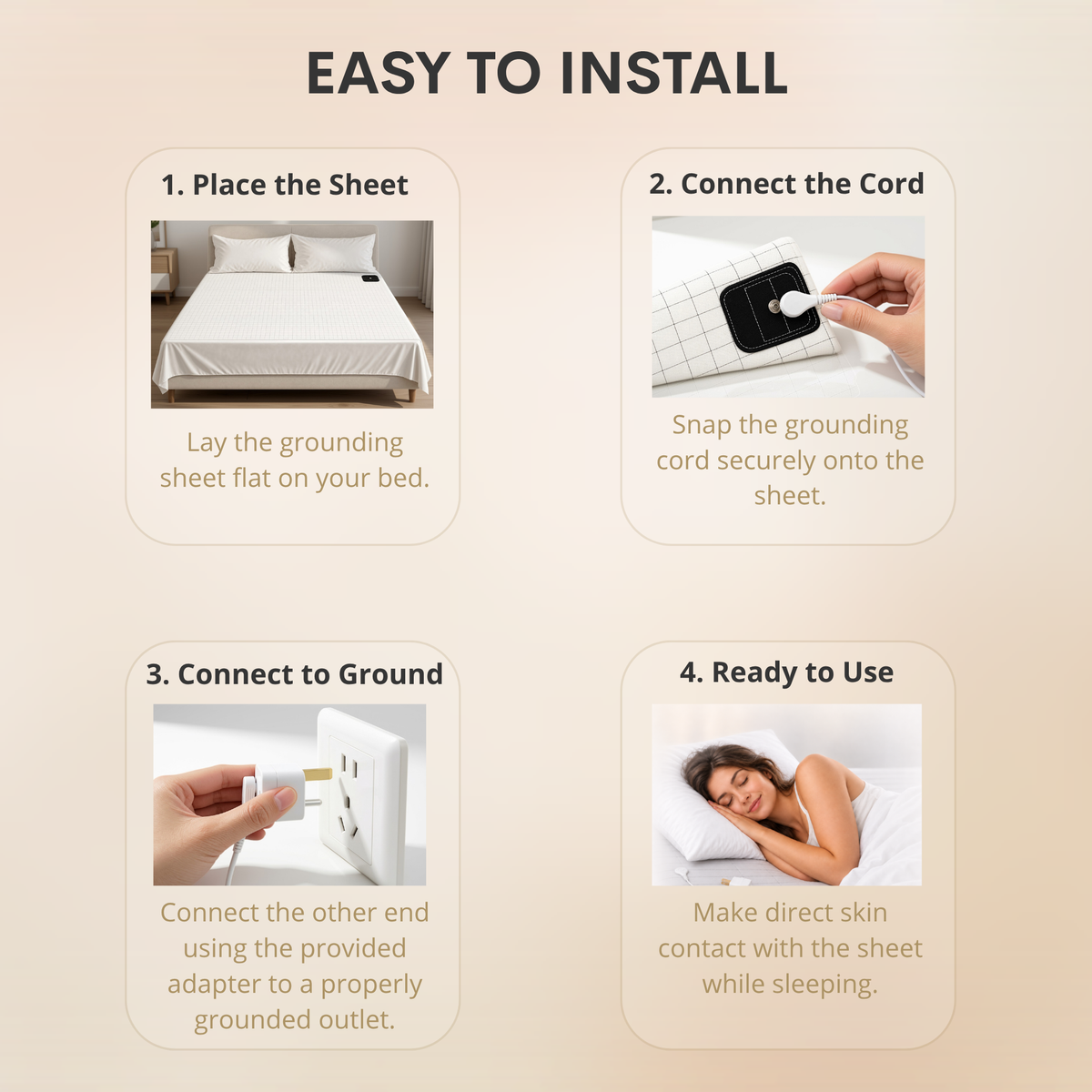 Grounding Bed Sheet